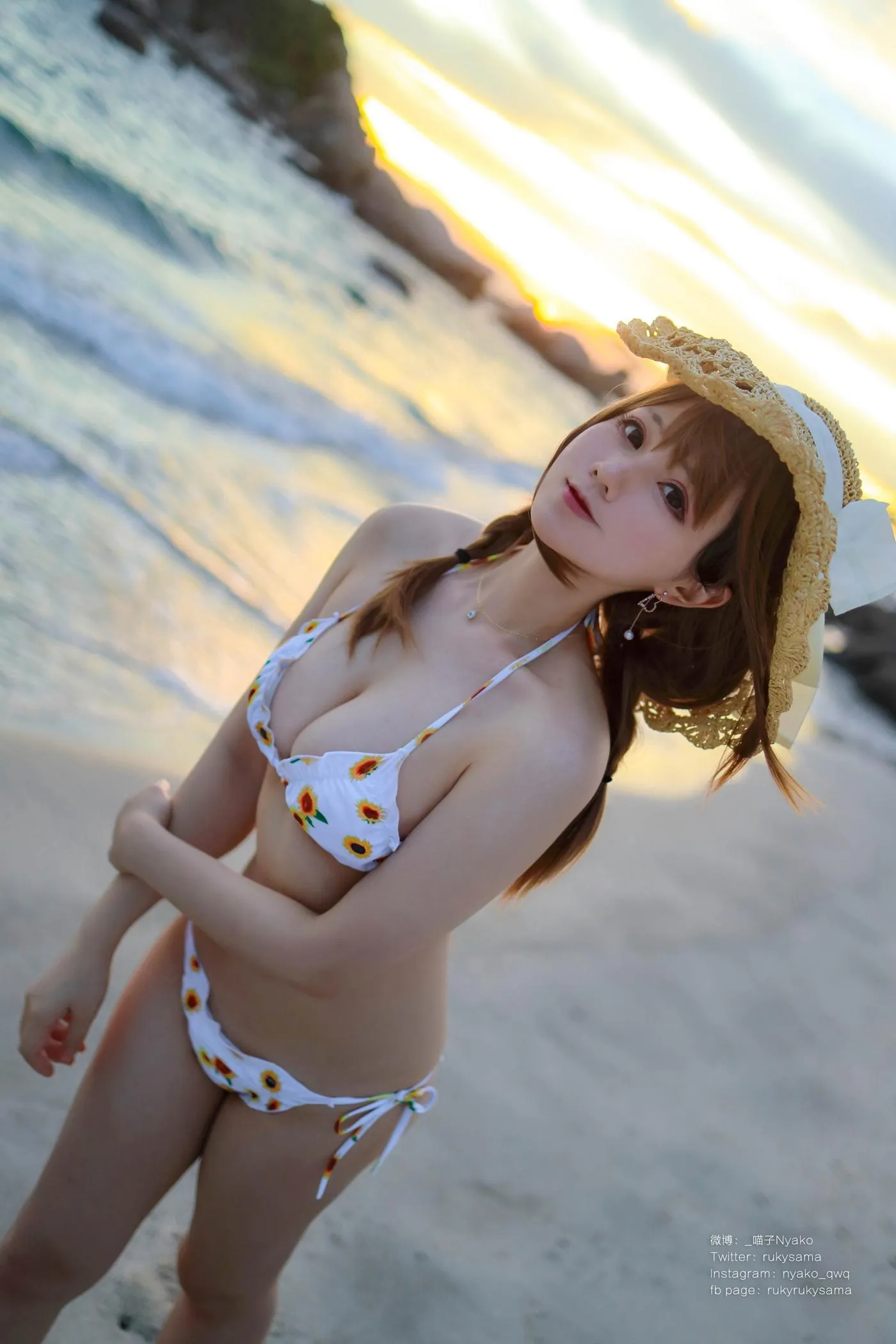 Nyako喵子 – NO.57 向日葵比基尼 [66P]插图4